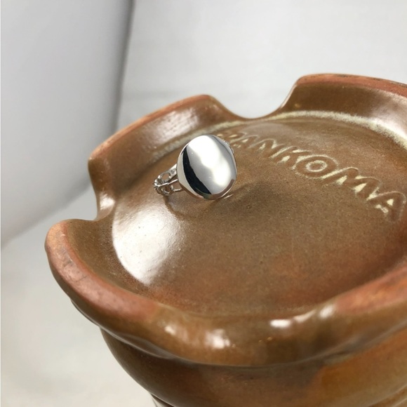 925 Sterling Silver Ring with a Chain Band - Picture 10 of 12